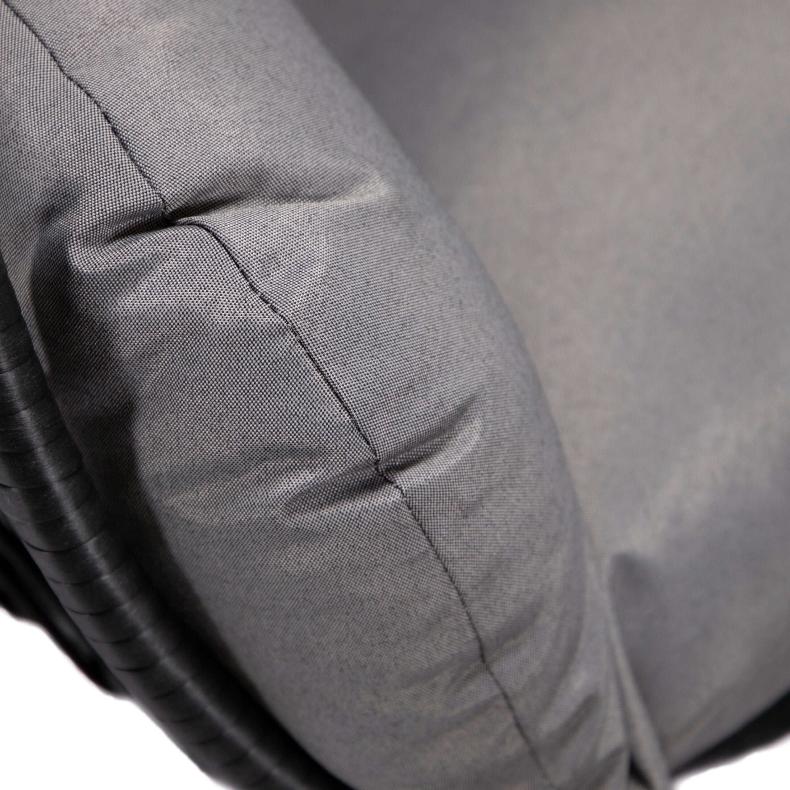 Folding Basket with Dark Grey Cushion image 2