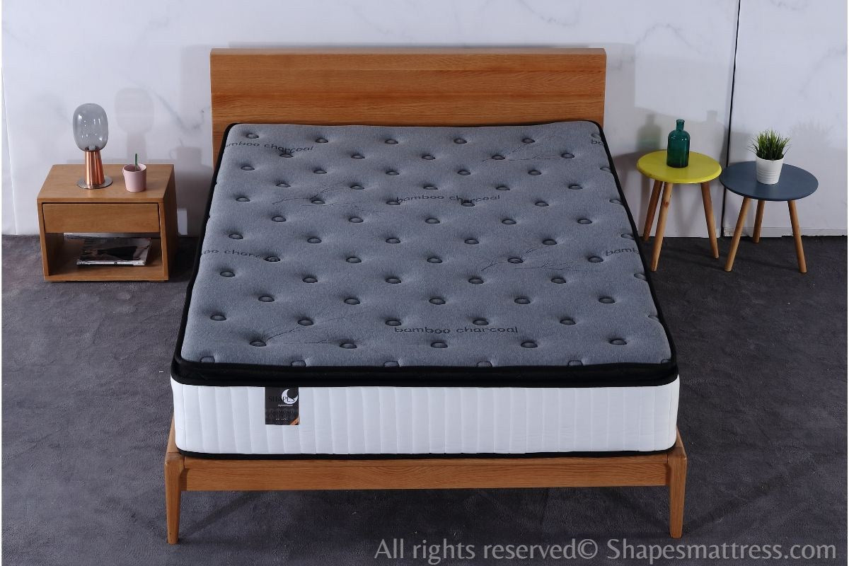 HD CHARCOAL BAMBOO Mattress-12 inch - Double / Full image