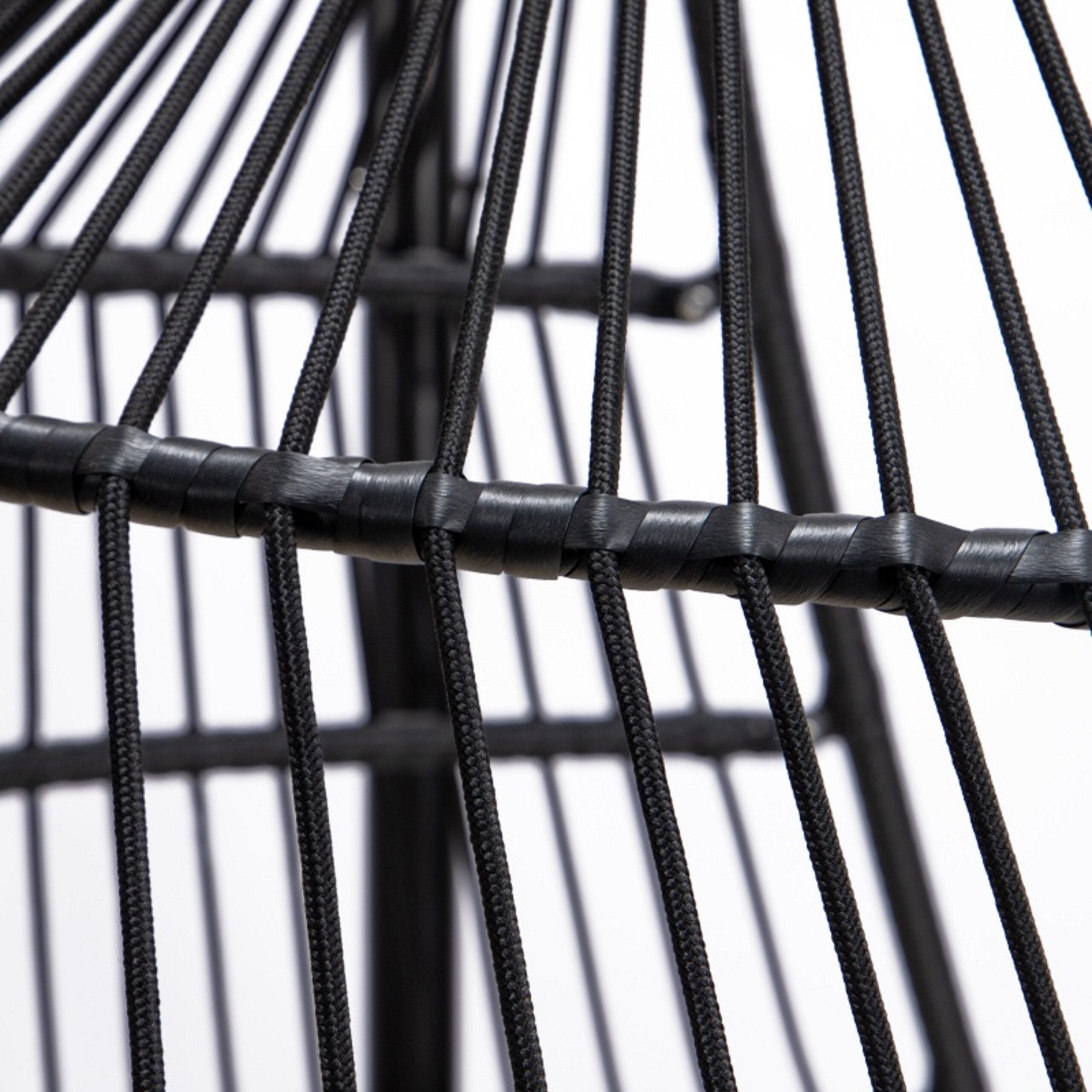 Folding Basket with Dark Grey Cushion image 3