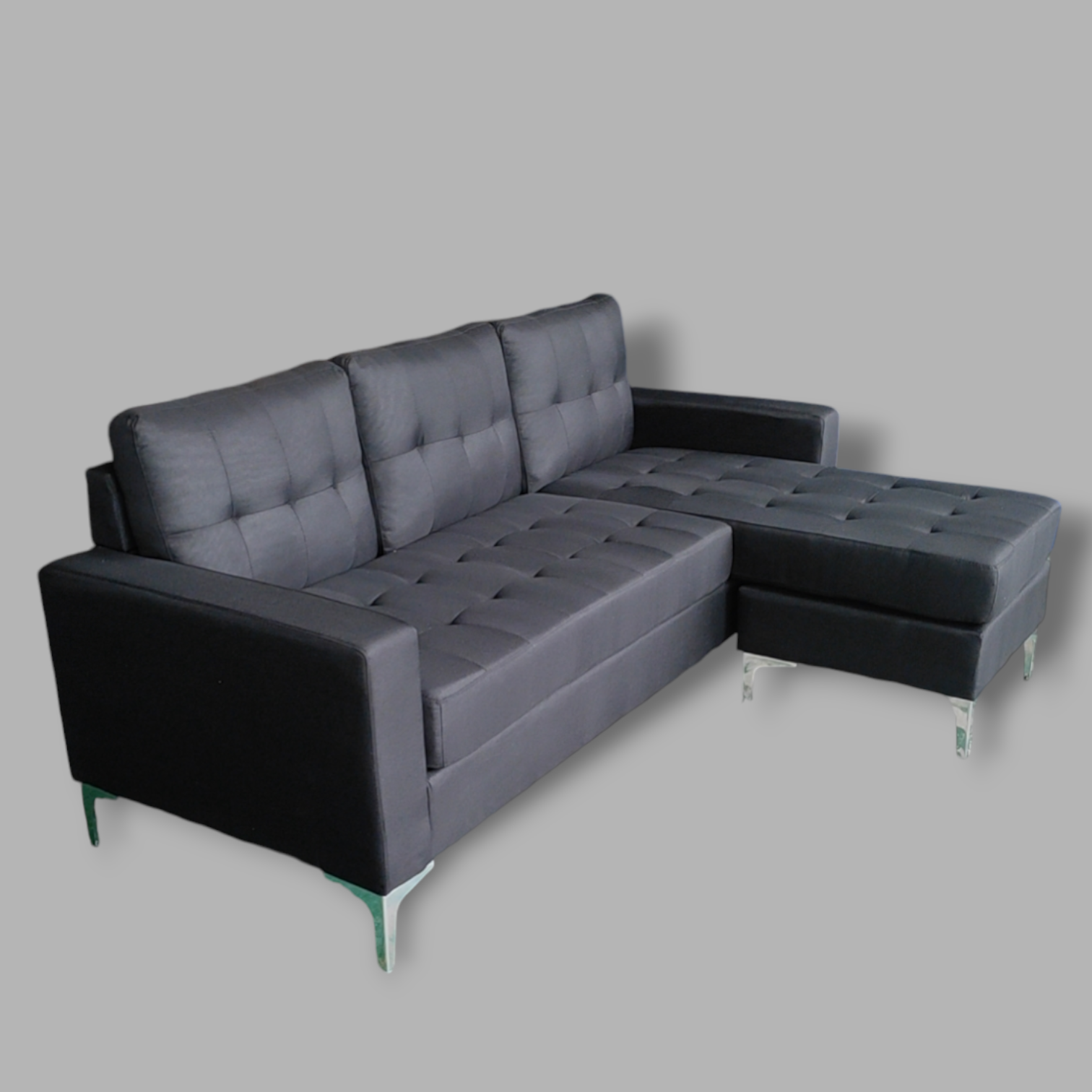Mauritius Reversible Sectional – Black image 1