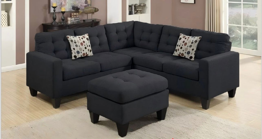 Aldergrove Sectional Sofa -  Black image 0