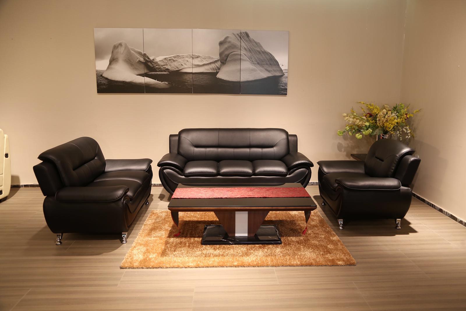Three piece sofa set - Leather image 0