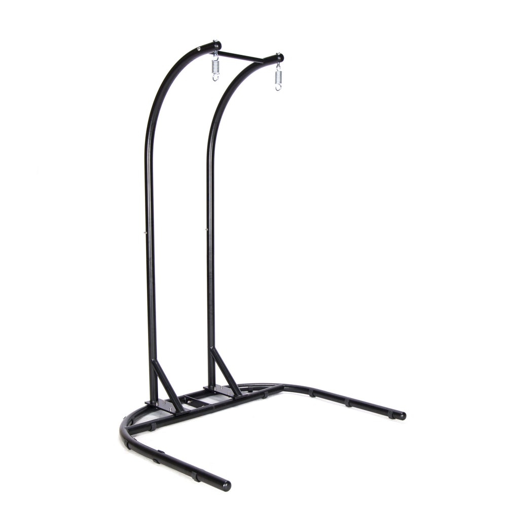 Double folding swing with dark grey cushion image 3