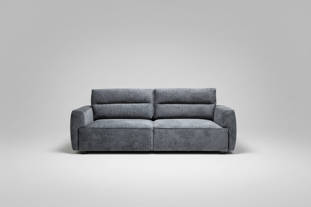 San Sleeper Sofa Bed with Storage – Driftwood Taupe Fabric