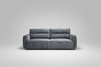 San Sleeper Sofa Bed with Storage – Driftwood Taupe Fabric