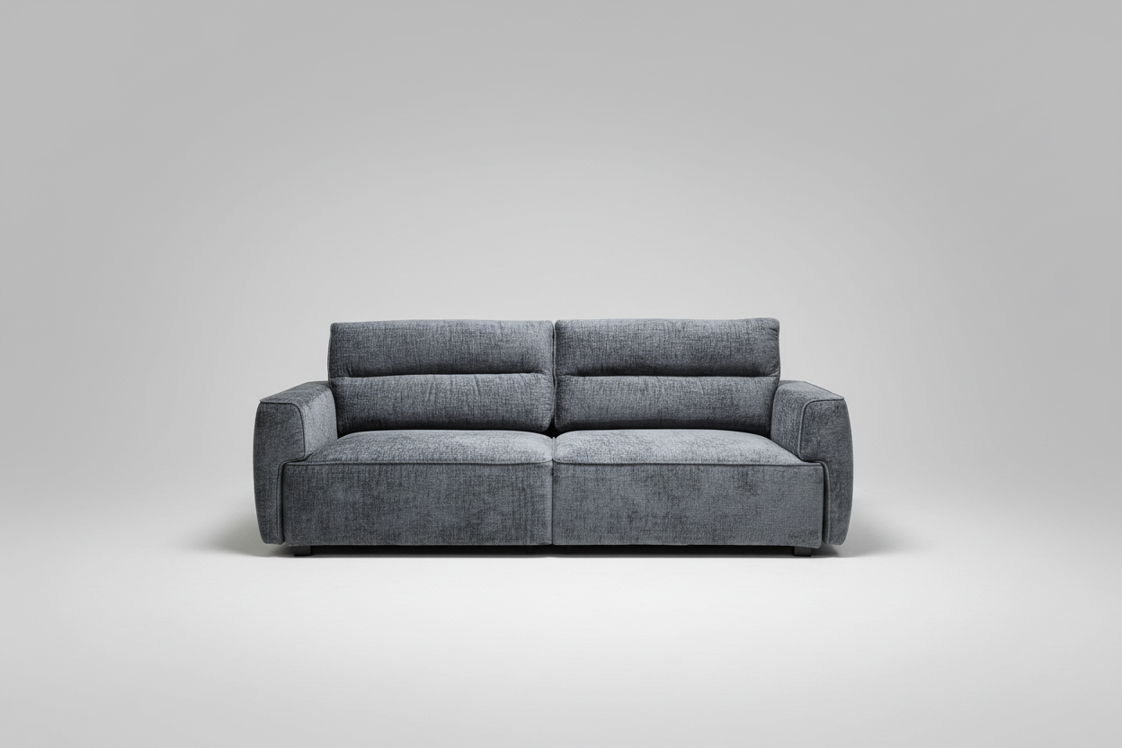 San Sleeper Sofa Bed with Storage – Driftwood Taupe Fabric