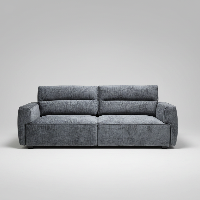 San Sleeper Sofa Bed with Storage – Driftwood Taupe Fabric