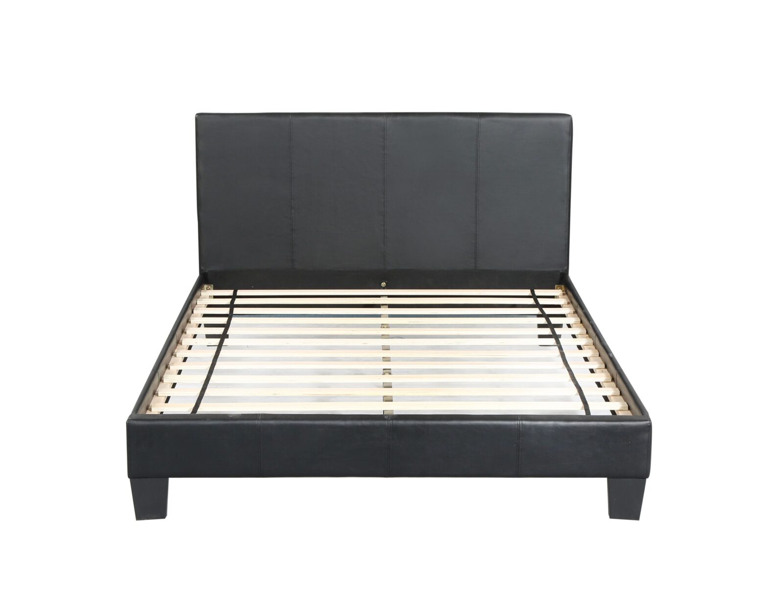 Leather– Upholstered Platform Bed, black #31 image 0
