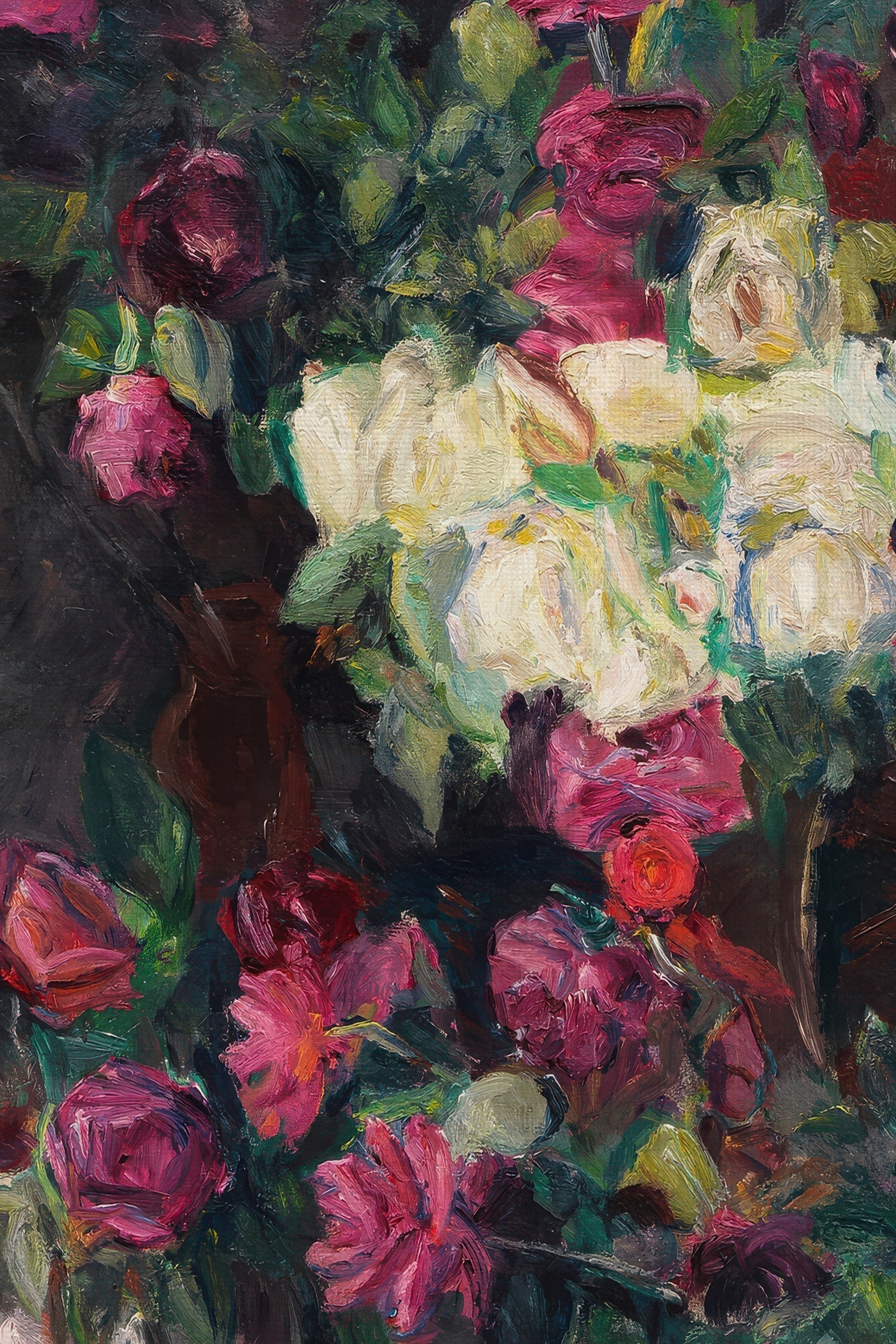 VELOURS D'ÉPOQUE, Oeuvre sur toile rigide, encadré Vintage Argent