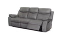 Calabria Pillow-Top Arm Reclining Sofa Grey image 0