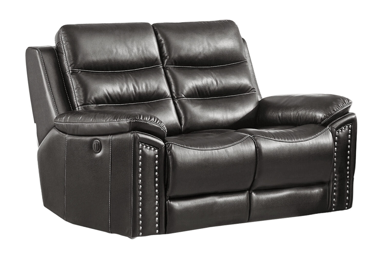 Jetson Power Reclining Loveseat – Leather Air Code # G12 Grey image 0