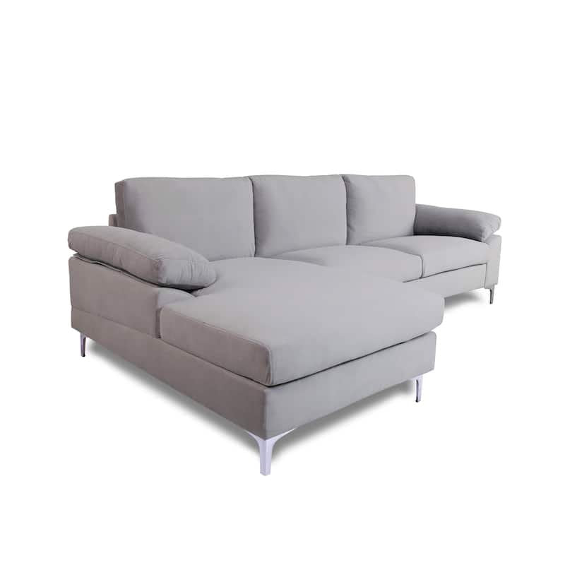Oxford Sectional Sofa - Light grey image 0