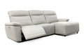 Monaco Power Reclining Sectional in Light Grey image 0