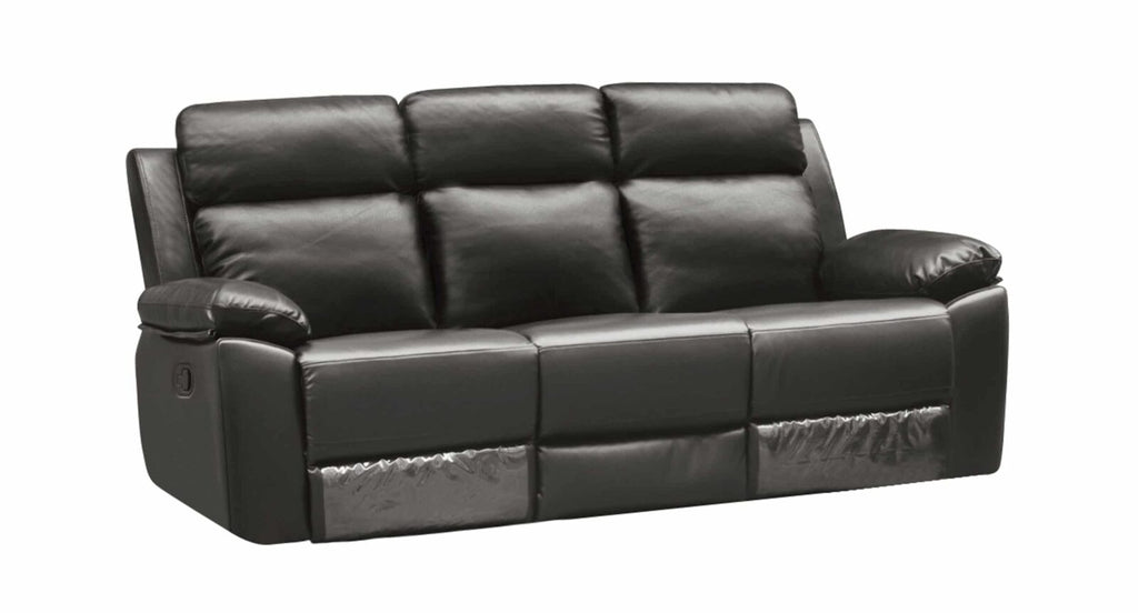 Leo Reclining Sofa – Leather Air Code # G12 Grey image 0