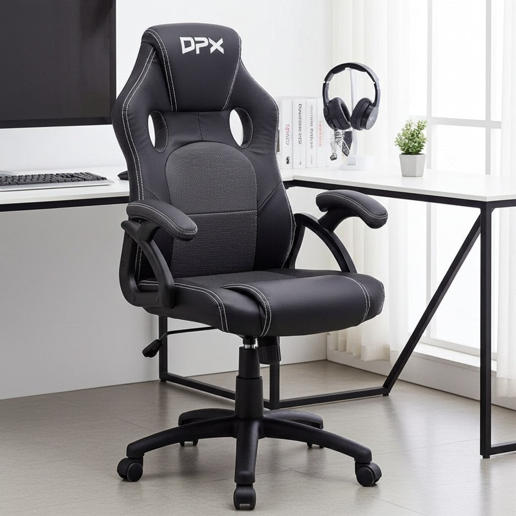 Ergonomic Gaming & Office Chair with Adjustable Features - Black image 0