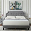 Halifax - Grey Linen Fabric Bed Frame image 0