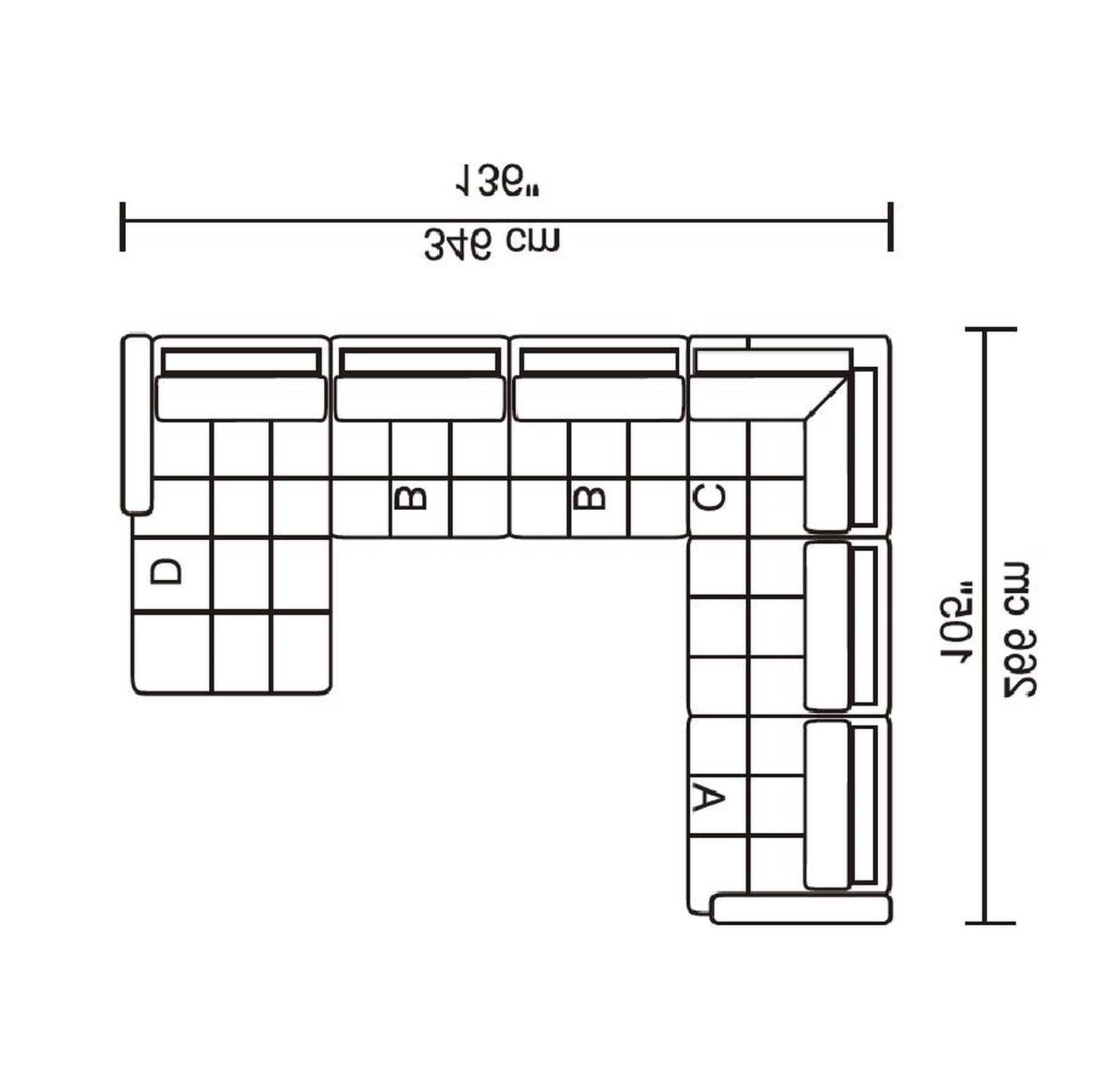 Leggo Sectional Sofa – LHF Chaise image 7