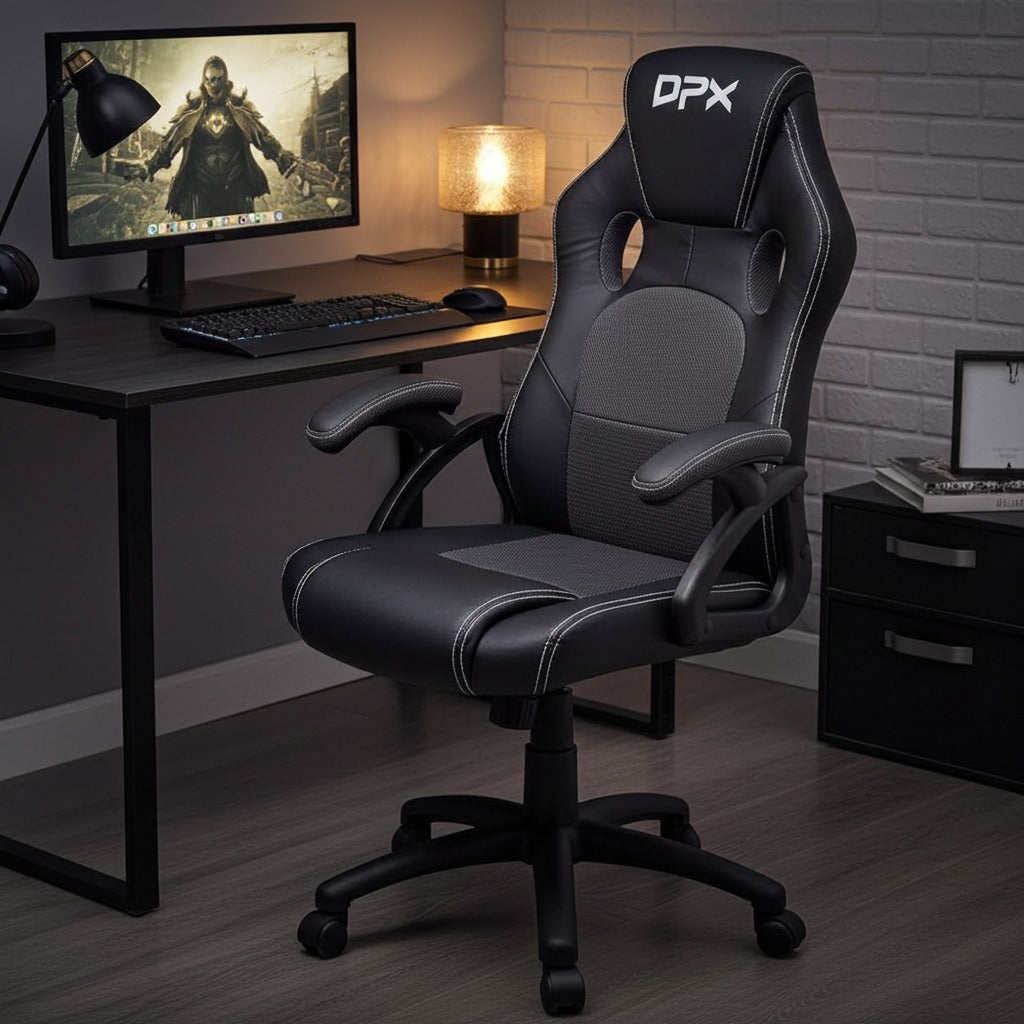 Ergonomic Gaming & Office Chair with Adjustable Features - Black image 1