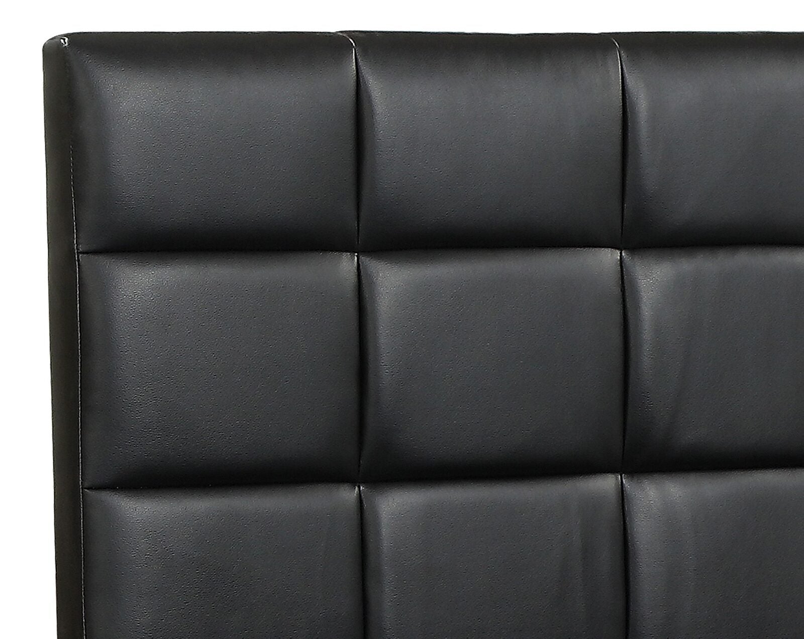 Porto – Upholstered Platform Bed, Black image 1