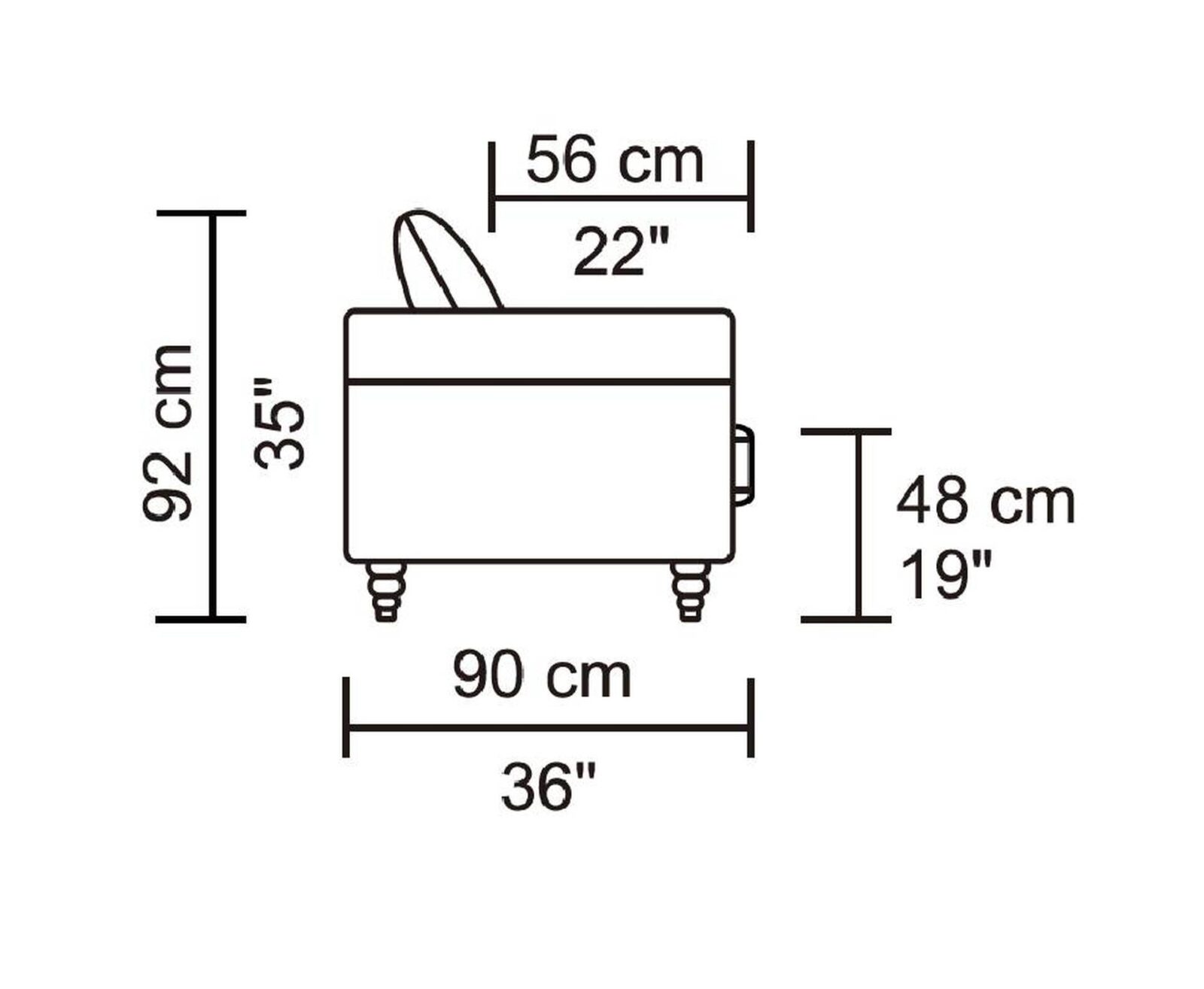 Tessa Designer Loveseat – Fabric Code # K06 Sand image 4