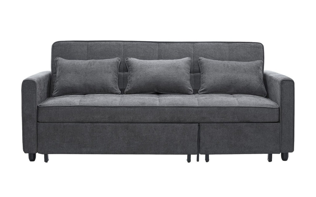 London Convertible Sofa in Dark Grey - King sofa bed image 0