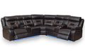 Cambell Reclining Sectional with LED Lighting image 0