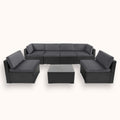 6 Seater Modular Patio Set with Coffee Table image 0