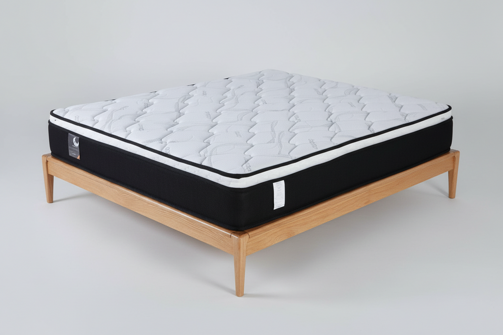 Bamboo Pillow-Top Mattress – Medium Firm 10” Coil & Foam Support