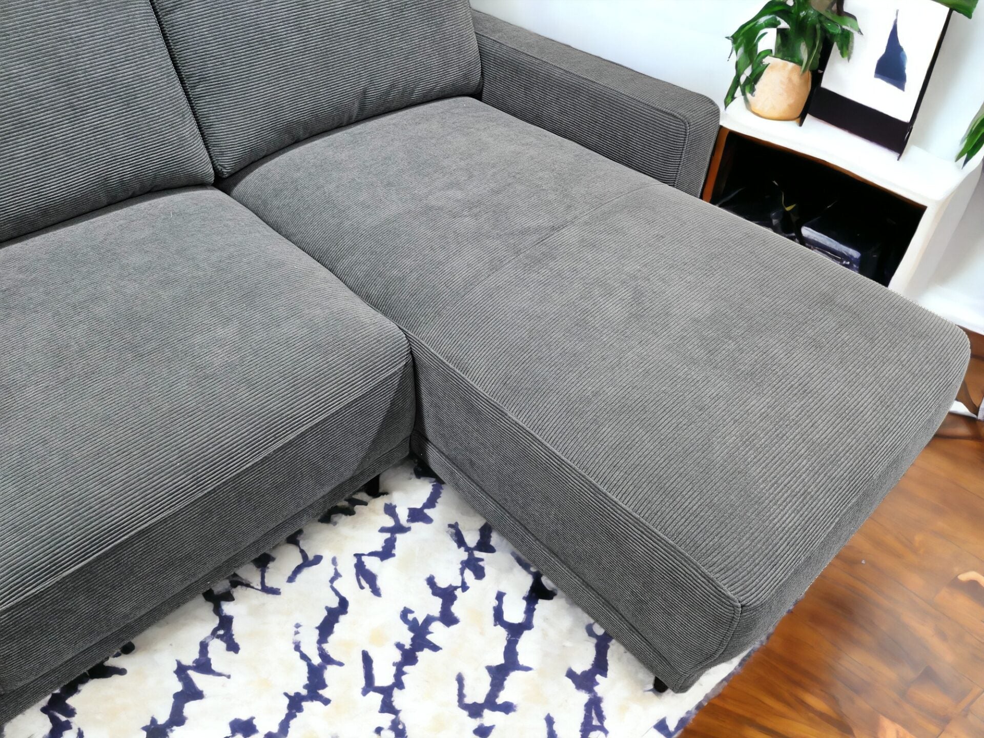 Naoh Sectional Sofa Reversible chaise - Dark Grey image 2