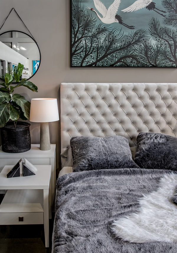 Crystal Upholstered Platform Bed Storage,Horizom Grey  #12 image 1