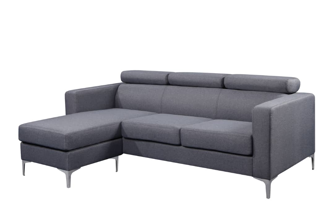 Kaylee sectional convertable to couch - Dark Grey image 1
