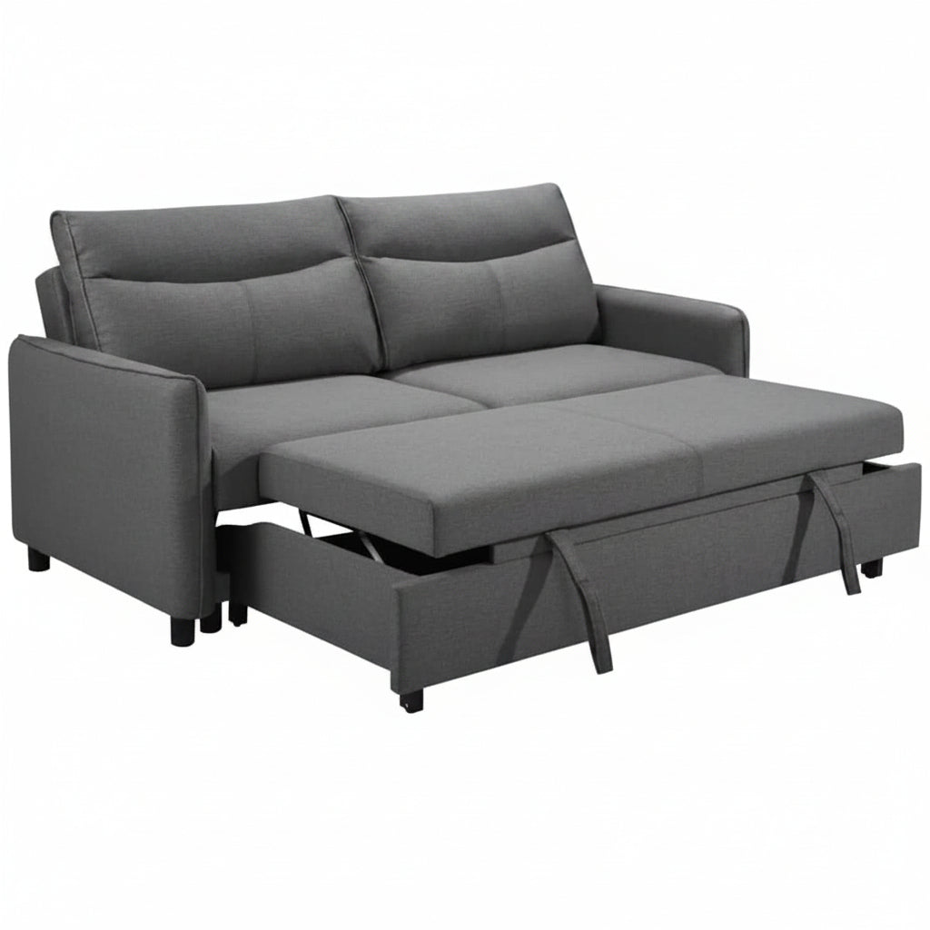 ASPEN Convertible Sleeper Sofa Bed | Loveseat Futon with Pullout Bed