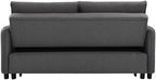 ASPEN Convertible Sleeper Sofa Bed | Loveseat Futon with Pullout Bed- Cream