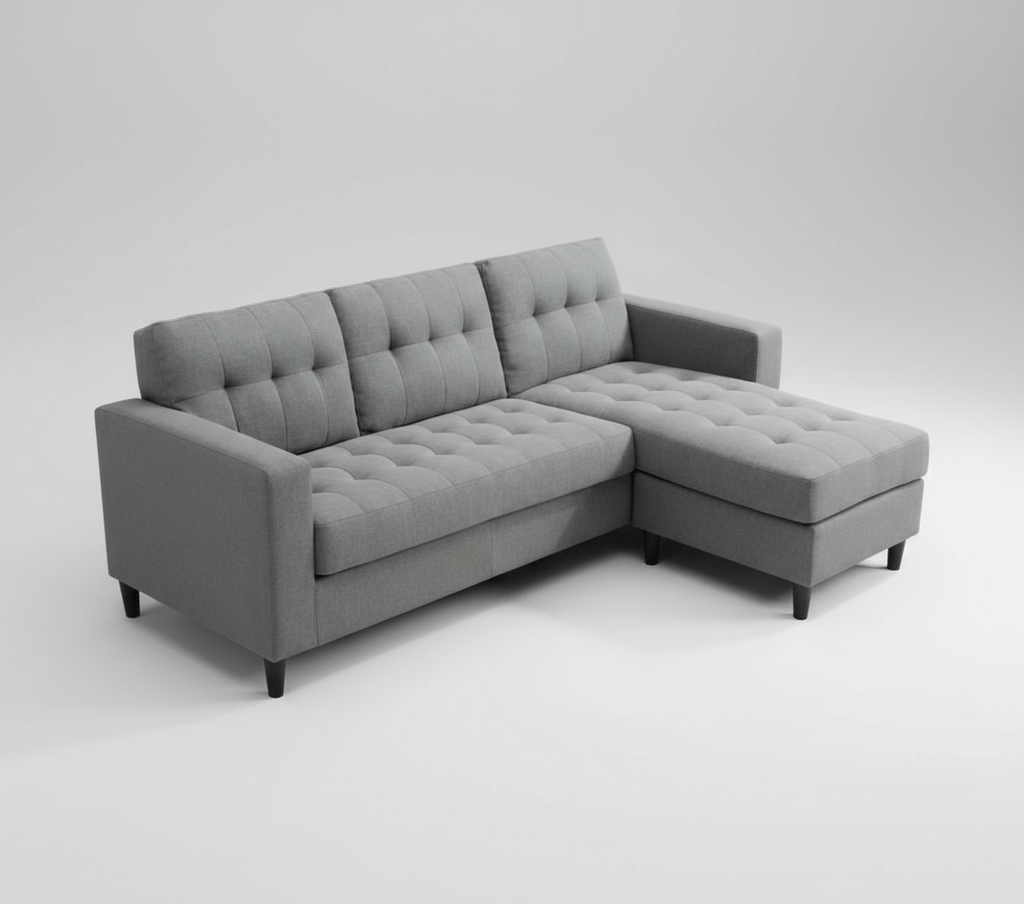 Mauritius Reversible Sectional – Light Grey image 1