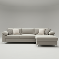Oxford Sectional Sofa - Light grey