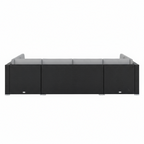 Isle 6 Seater Modular Patio Set with Coffee Table