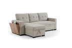 asper sofa bed with storage and cupholders 