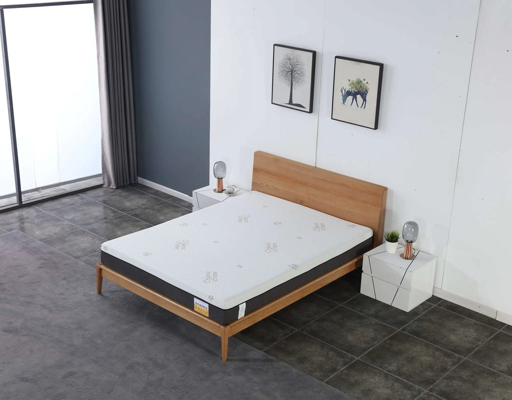 Memory Gel Foam Mattress - 8 inch Organic Cotton image 3