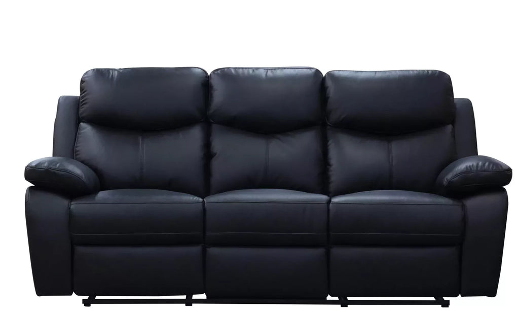 Calabria Pillow-Top Arm Reclining Sofa Black image 0