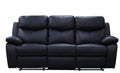 Calabria Pillow-Top Arm Reclining Sofa Black image 0
