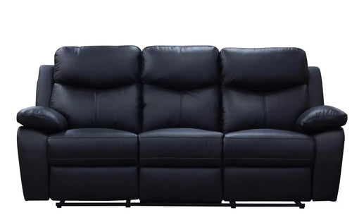 Calabria Pillow-Top Arm Reclining Sofa Black image 0