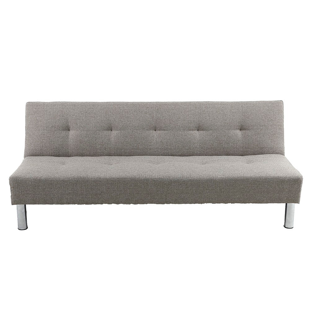 Futon - Sofa Bed - Fabric & Leather image 1