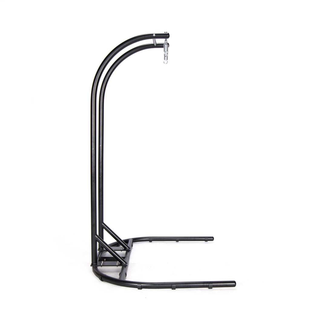 Double folding swing with dark grey cushion image 4