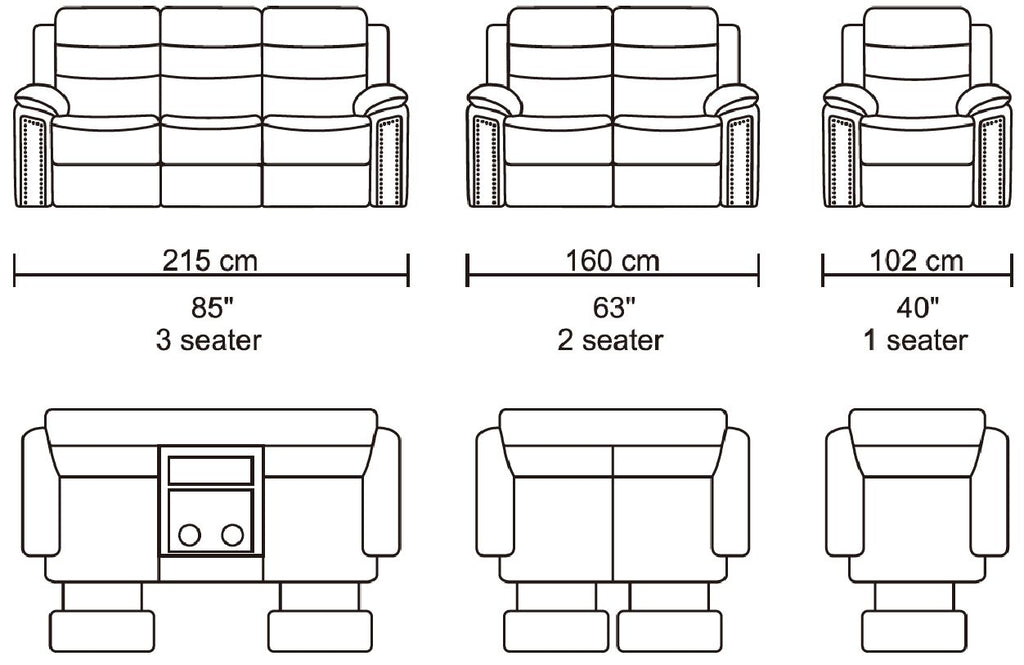 Jetson Power Reclining Loveseat – Leather Air Code # G12 Grey image 3