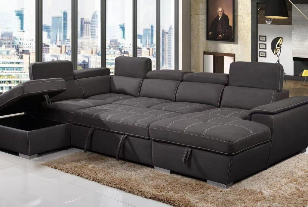 Rio Sectional Sofa Bed with Storage image 1