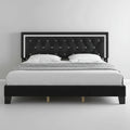 Nairobi - Black Velvet Fabric Bed Frame image 0