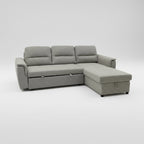 Mato Sectional Sofa Bed with Storage & Reversible Chaise - Light Grey image 2