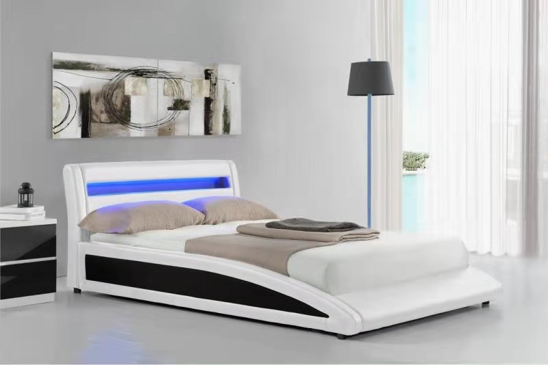 LED Luminous Bed Frame - White image 0