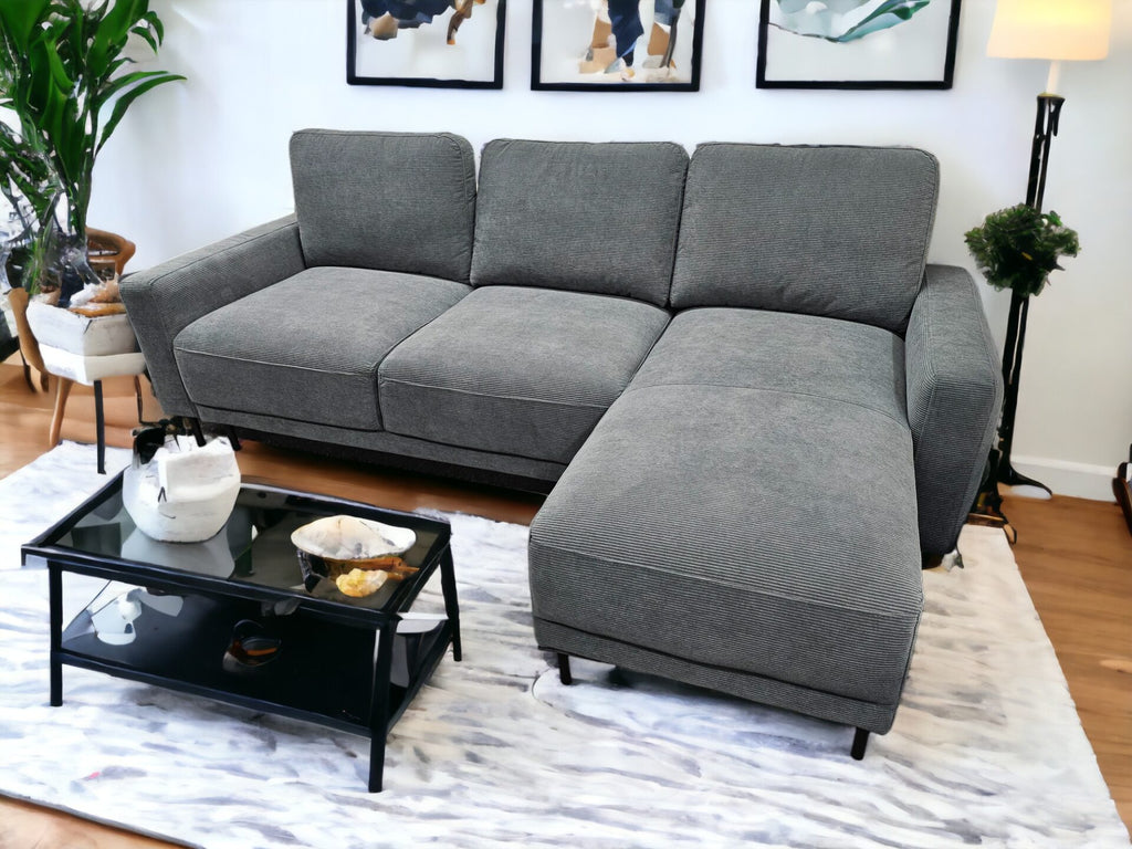 Naoh Sectional Sofa Reversible chaise - Dark Grey image 0