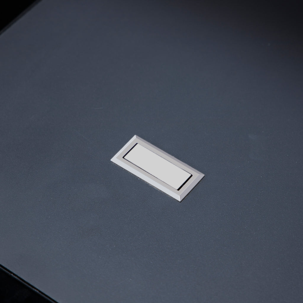 Wicker fire table - Grey